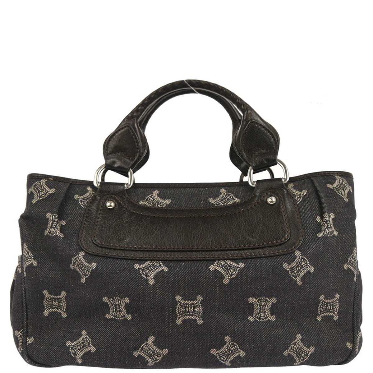 Celine * Black Denim Boogie Bag Handbag