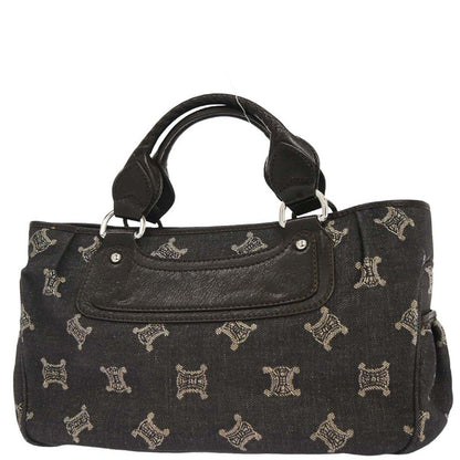 Celine * Black Denim Boogie Bag Handbag