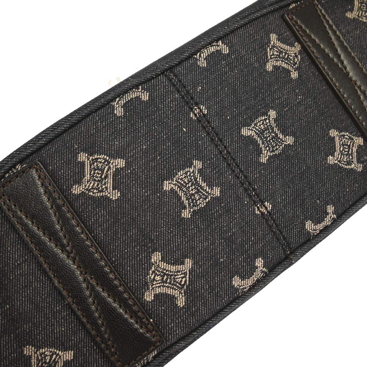 Celine * Black Denim Boogie Bag Handbag