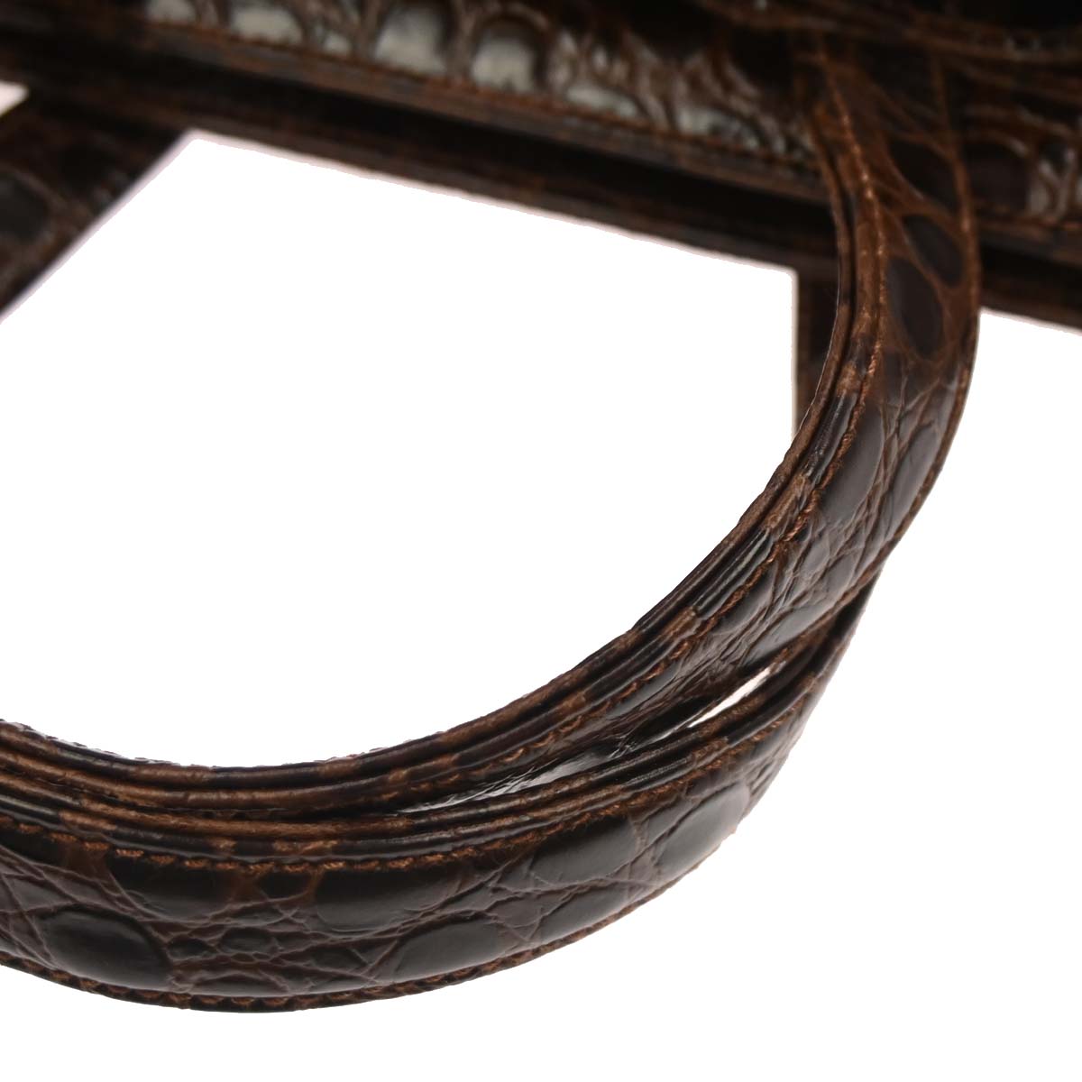 Salvatore Ferragamo Brown Vara Bow 2way Shoulder Handbag