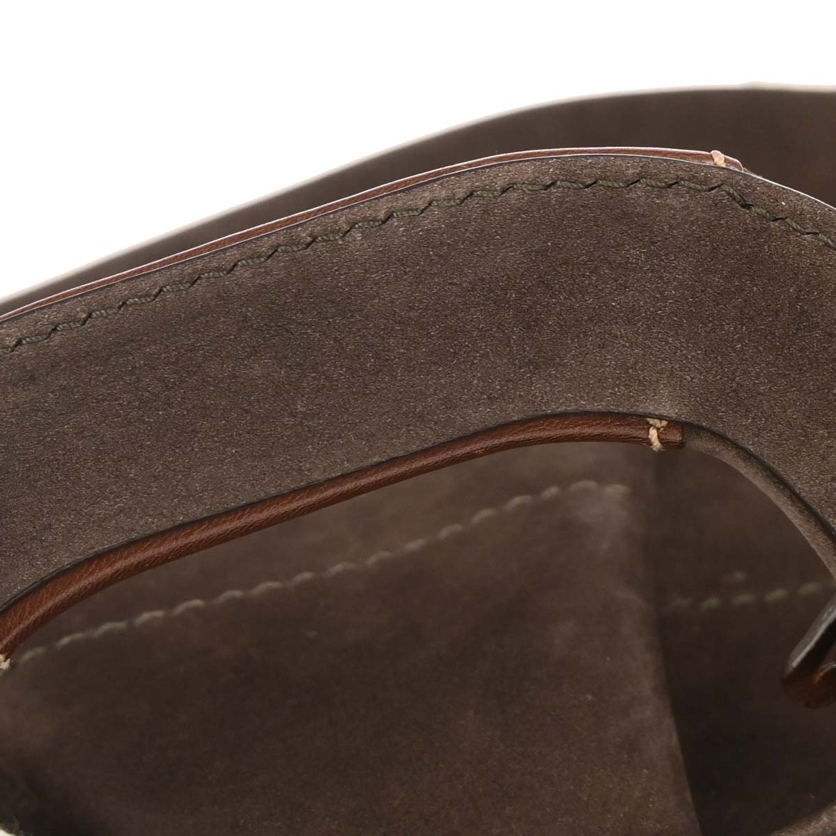 Salvatore Ferragamo Brown Suede Gancini 2way Shoulder Handbag