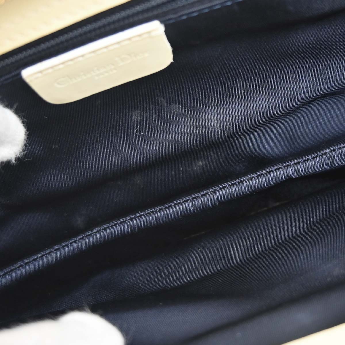 Christian Dior Blue Diorella Handbag