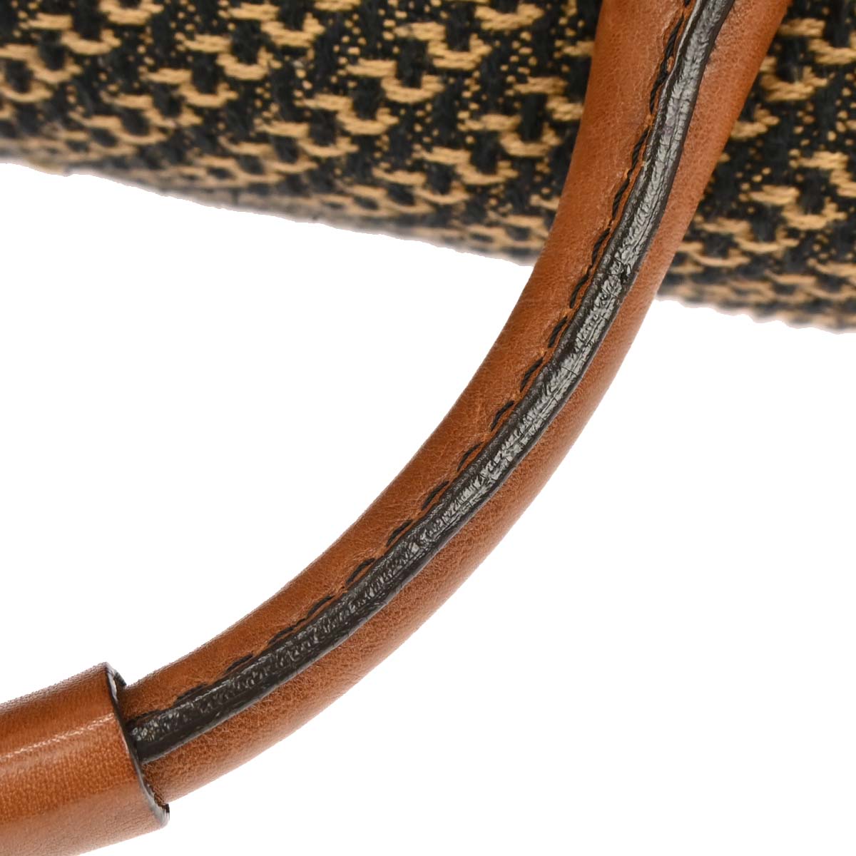 Chloe Brown Cotton Paddington Medium Handbag