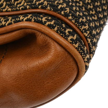 Chloe Brown Cotton Paddington Medium Handbag