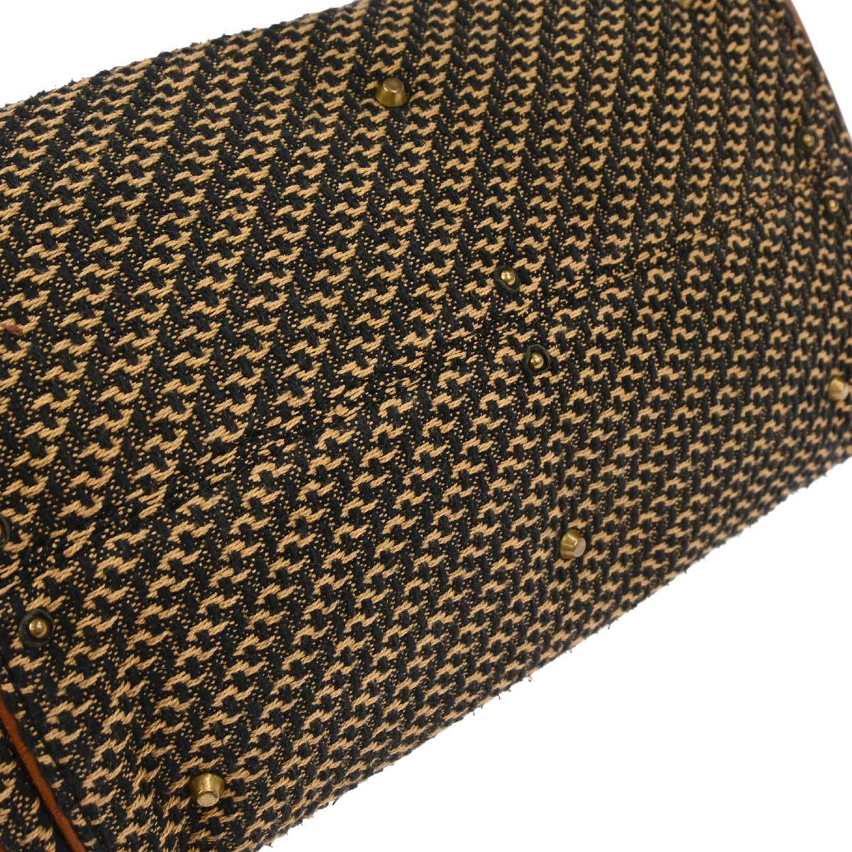 Chloe Brown Cotton Paddington Medium Handbag