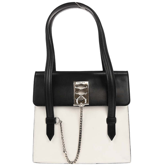 Celine White Leather Handbag