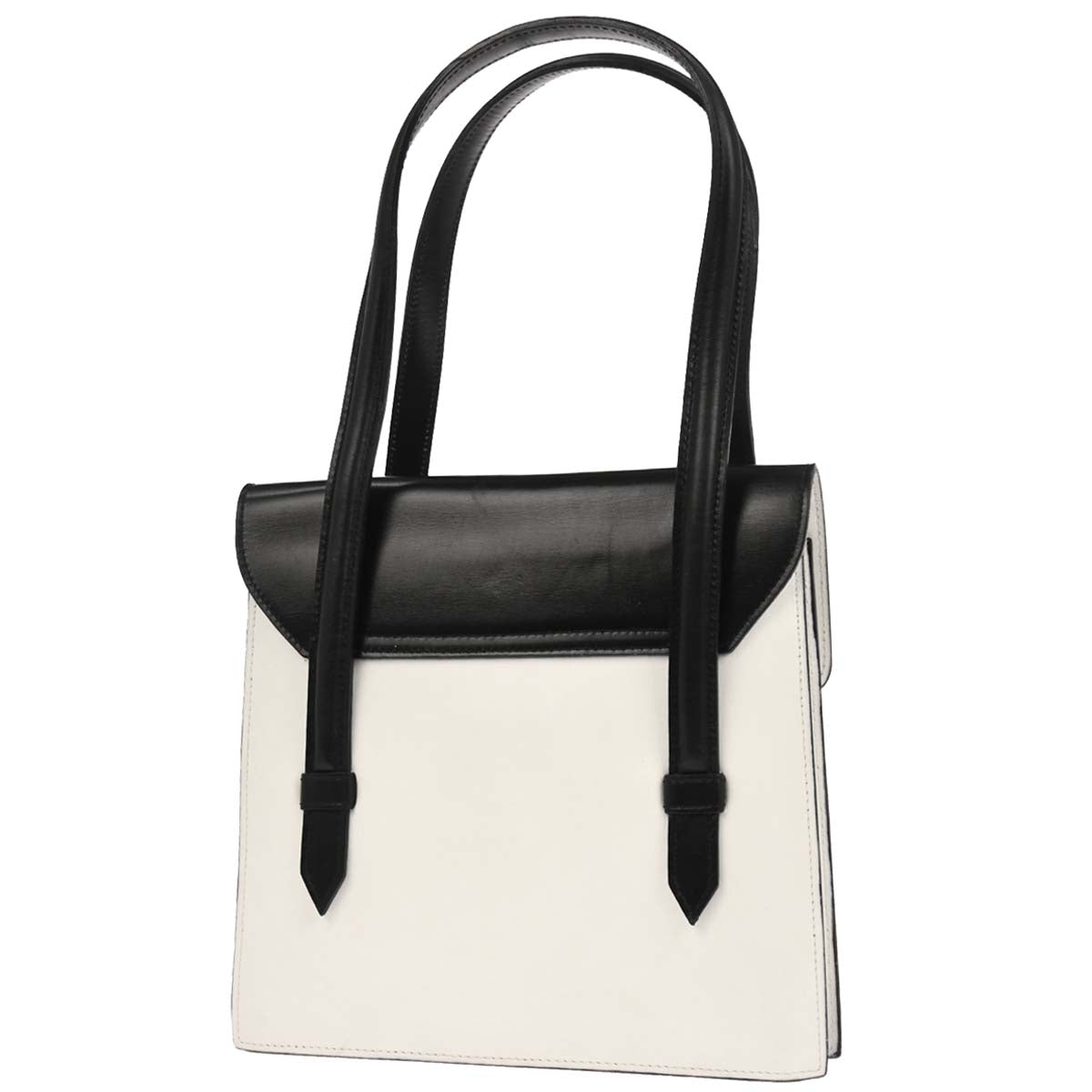 Celine White Leather Handbag