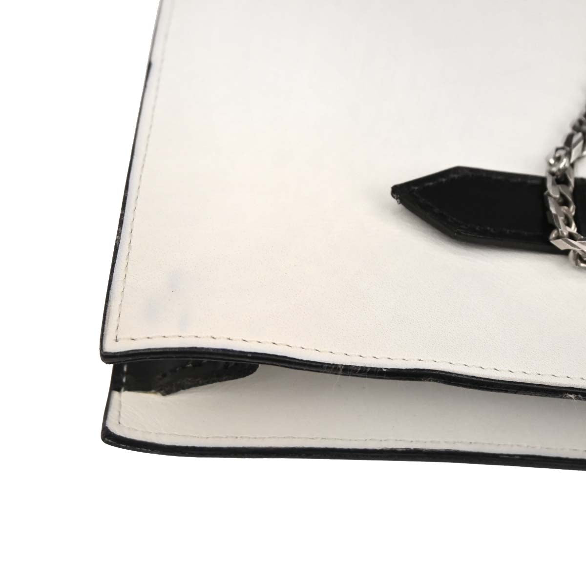 Celine White Leather Handbag