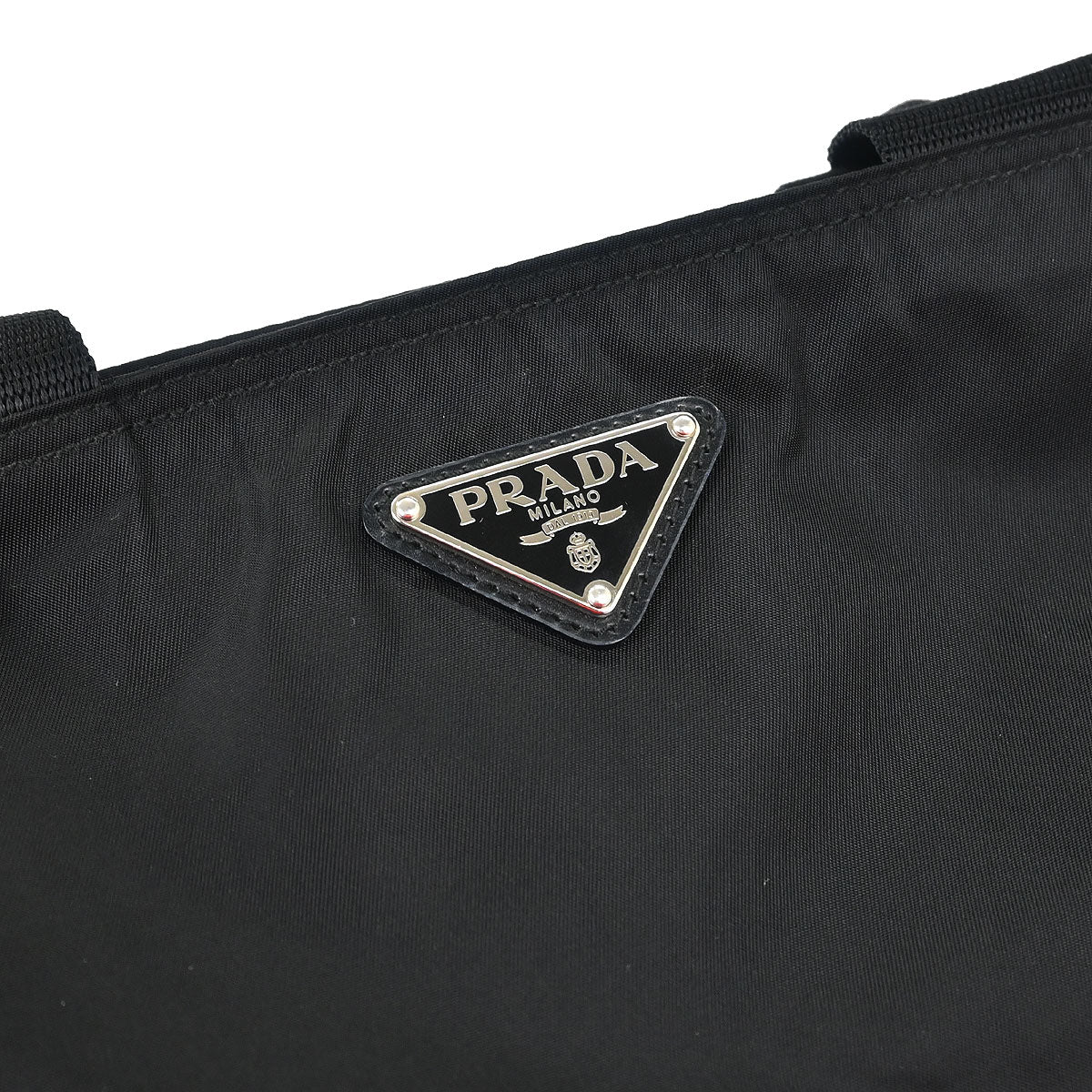 Prada Black Nylon 2way Shoulder Tote Handbag