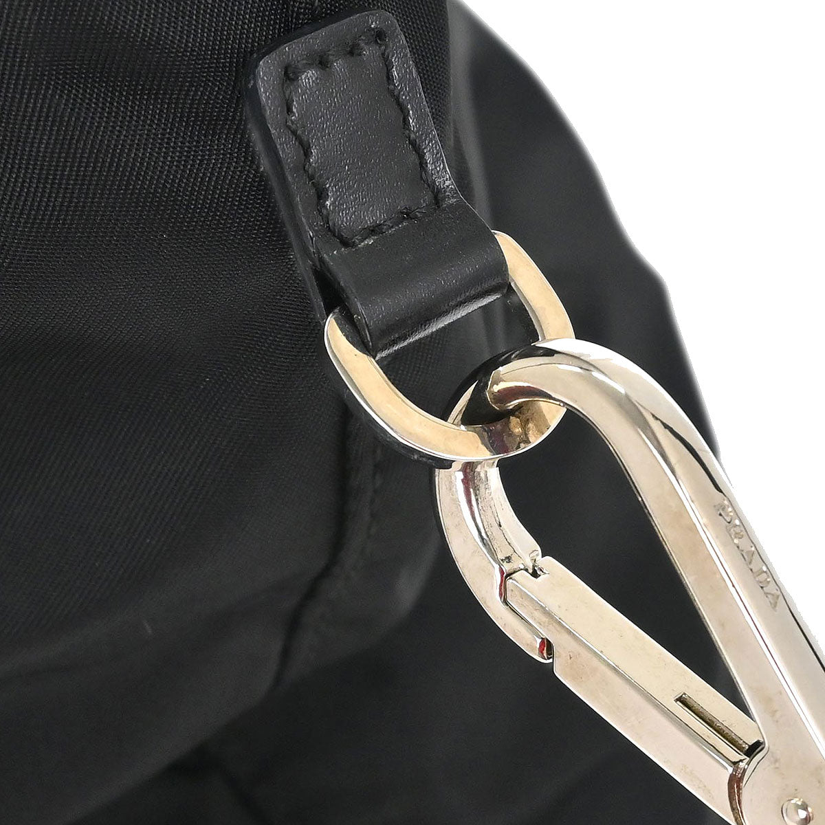 Prada Black Nylon 2way Shoulder Tote Handbag