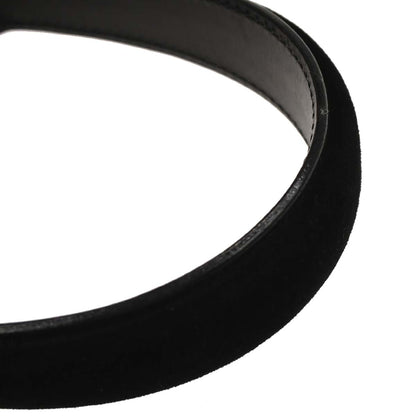 Salvatore Ferragamo Black Suede Gancini Handbag