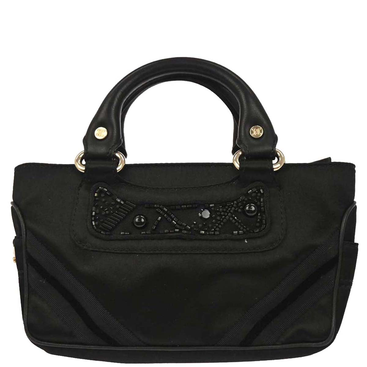 Celine Black Satin Boogie Bag Handbag