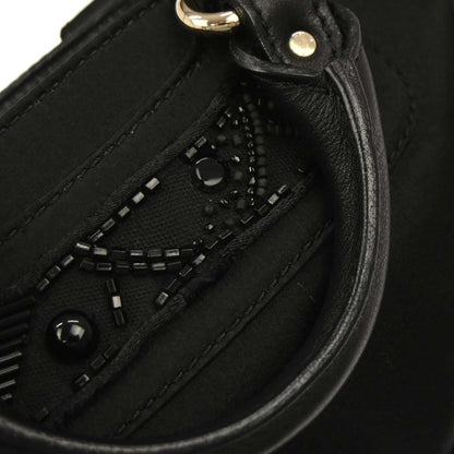 Celine Black Satin Boogie Bag Handbag