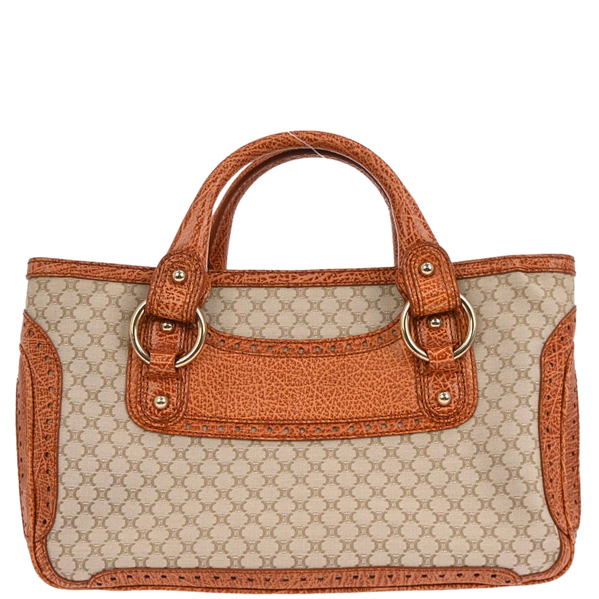 Celine * Brown Macadam Boogie Bag Handbag