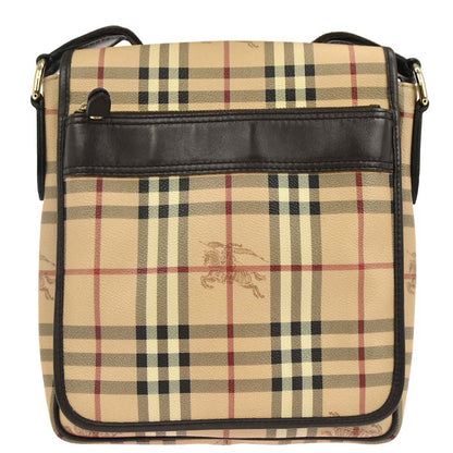 Burberry Beige Brown House Check Shoulder Bag