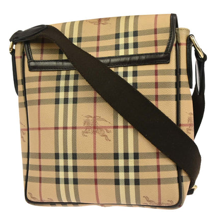 Burberry Beige Brown House Check Shoulder Bag