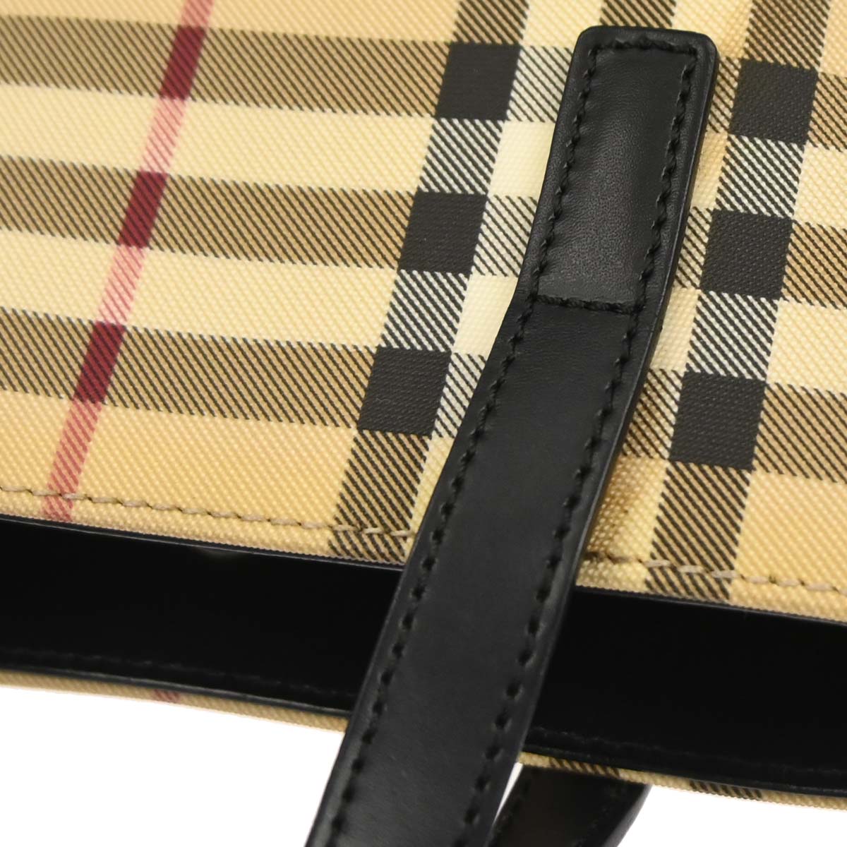 Burberry Beige Black Burberry Check Tote Bag