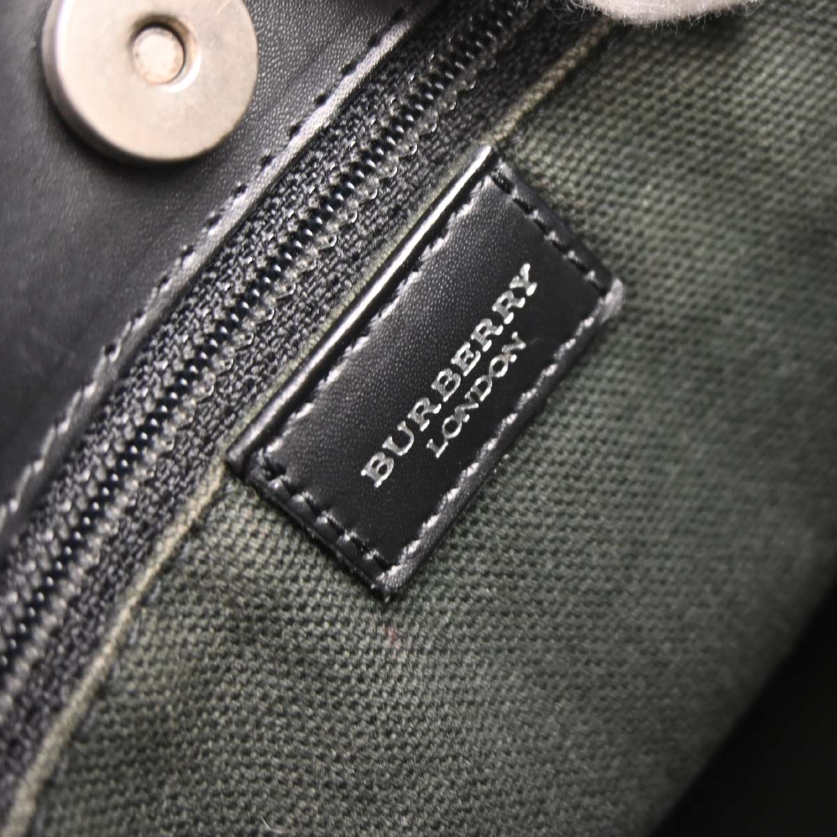 Burberry Beige Black Burberry Check Tote Bag