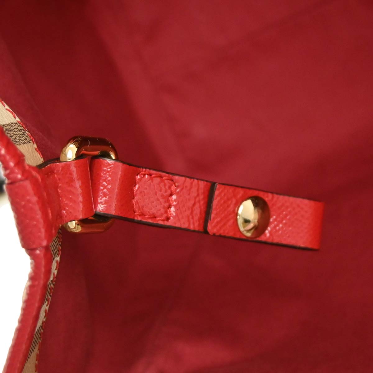 Burberry Beige Red House Check Tote Bag