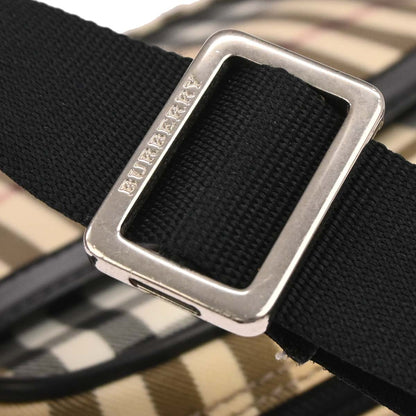 Burberry Beige Black Burberry Check Shoulder Bag