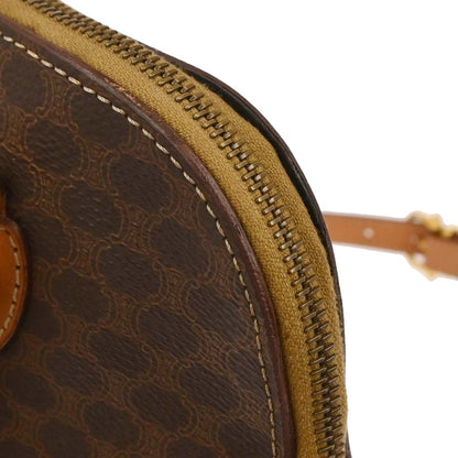 Celine Brown Macadam 2way Shoulder Handbag