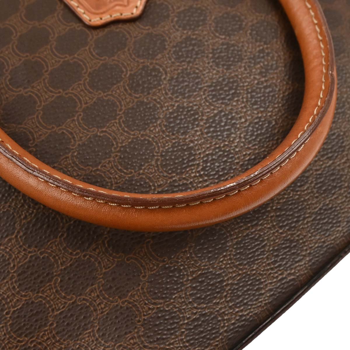 Celine Brown Macadam 2way Shoulder Handbag