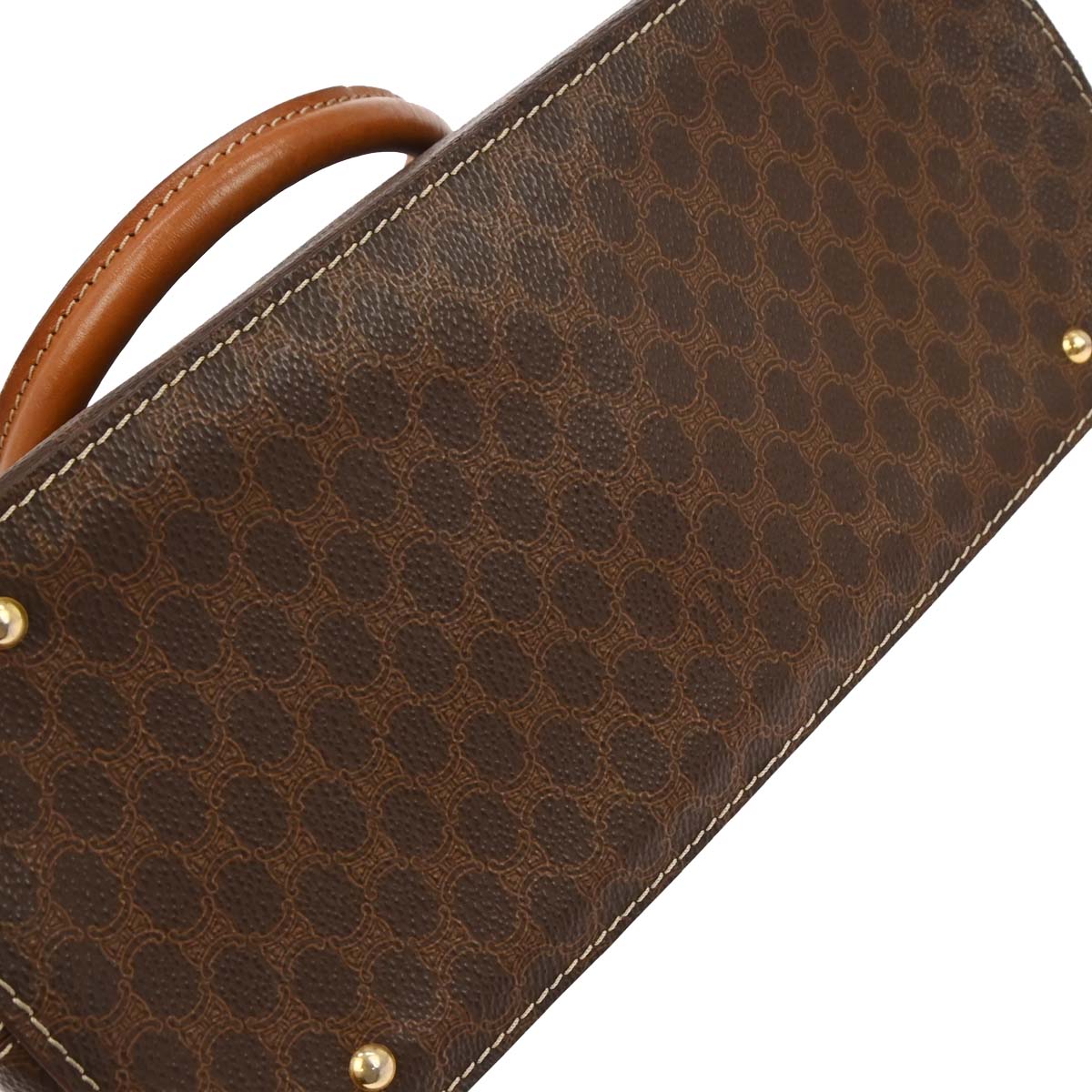 Celine Brown Macadam 2way Shoulder Handbag