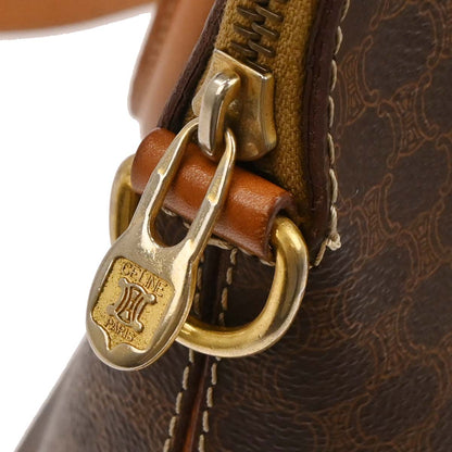 Celine Brown Macadam 2way Shoulder Handbag