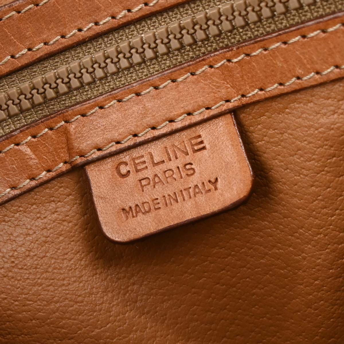 Celine Brown Macadam 2way Shoulder Handbag