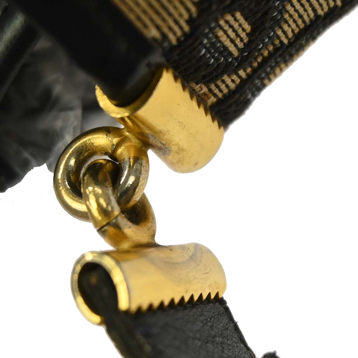 Christian Dior Beige Navy Trotter Shoulder Bag