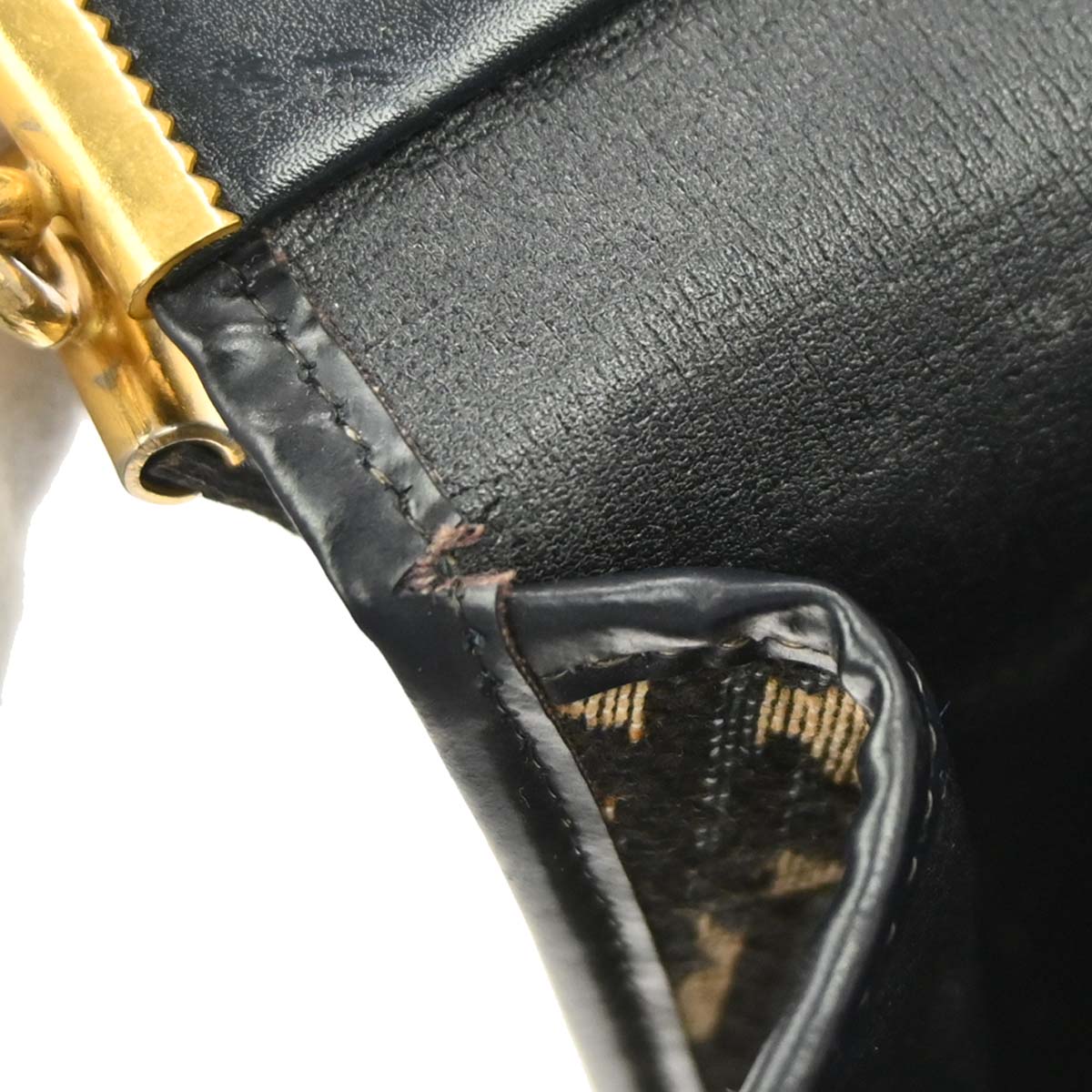 Christian Dior Beige Navy Trotter Shoulder Bag