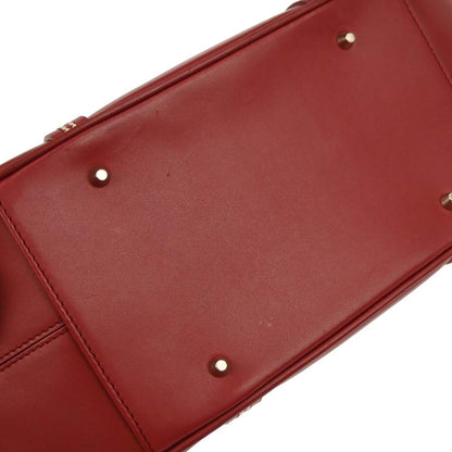 Christian Dior Red Leather Detective Handbag