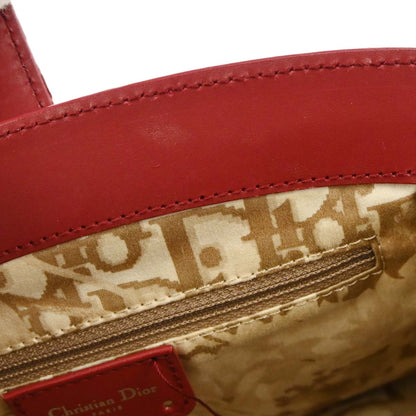 Christian Dior Red Leather Detective Handbag