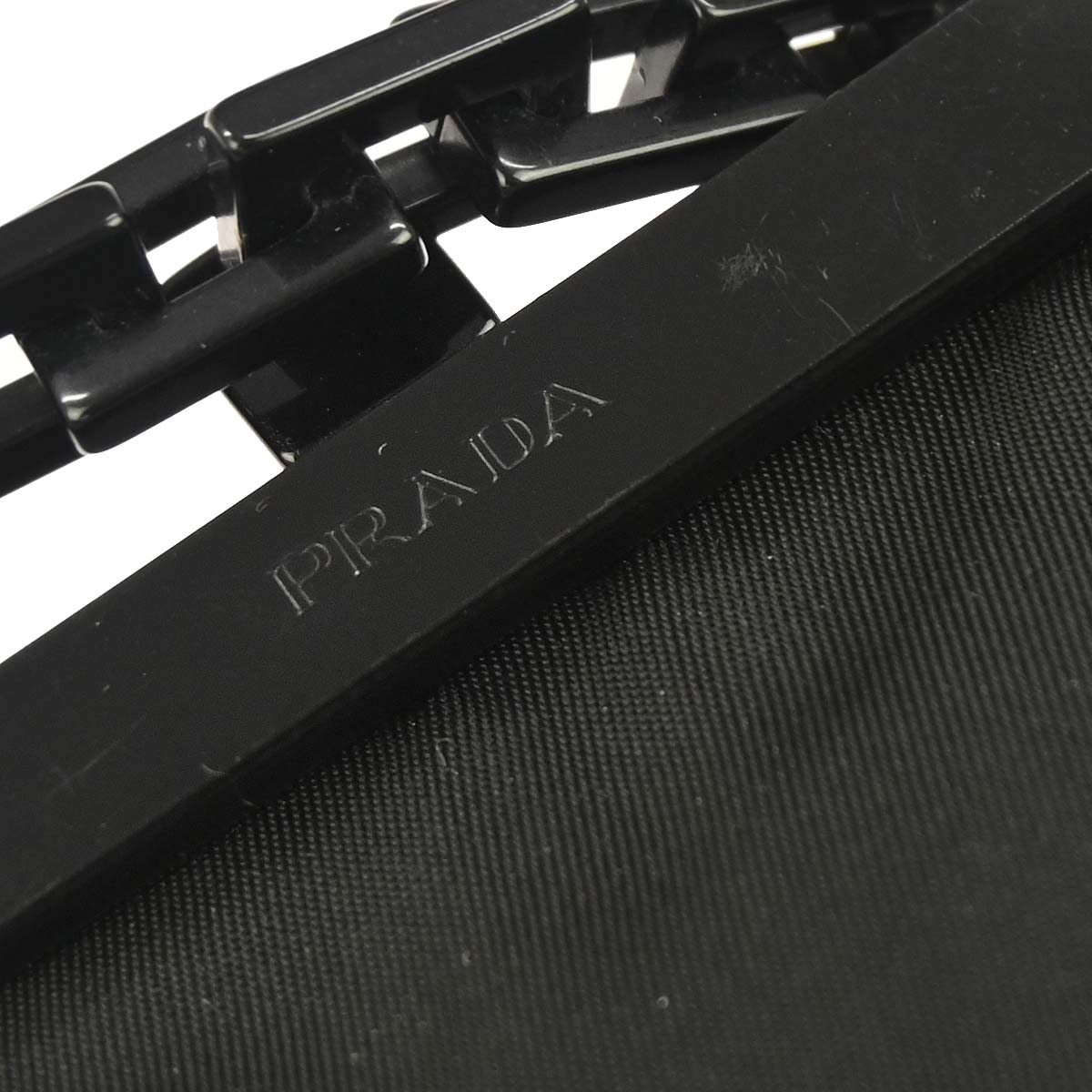 Prada Black Nylon Shoulder Bag