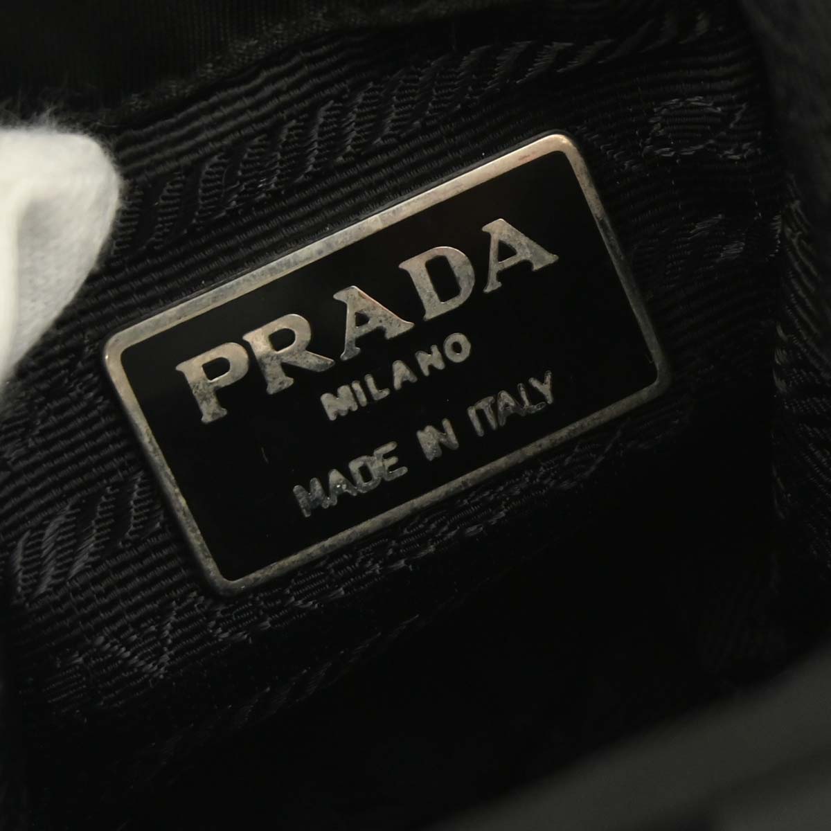 Prada Black Nylon Shoulder Bag