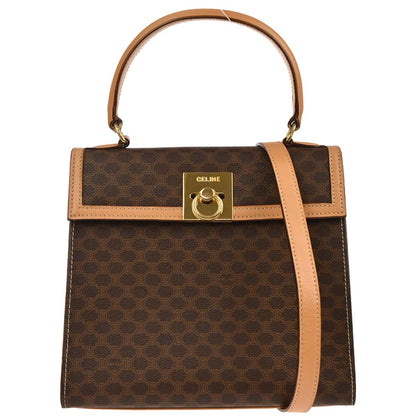 Celine Brown Macadam 2way Handbag
