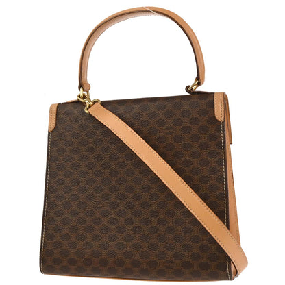 Celine Brown Macadam 2way Handbag