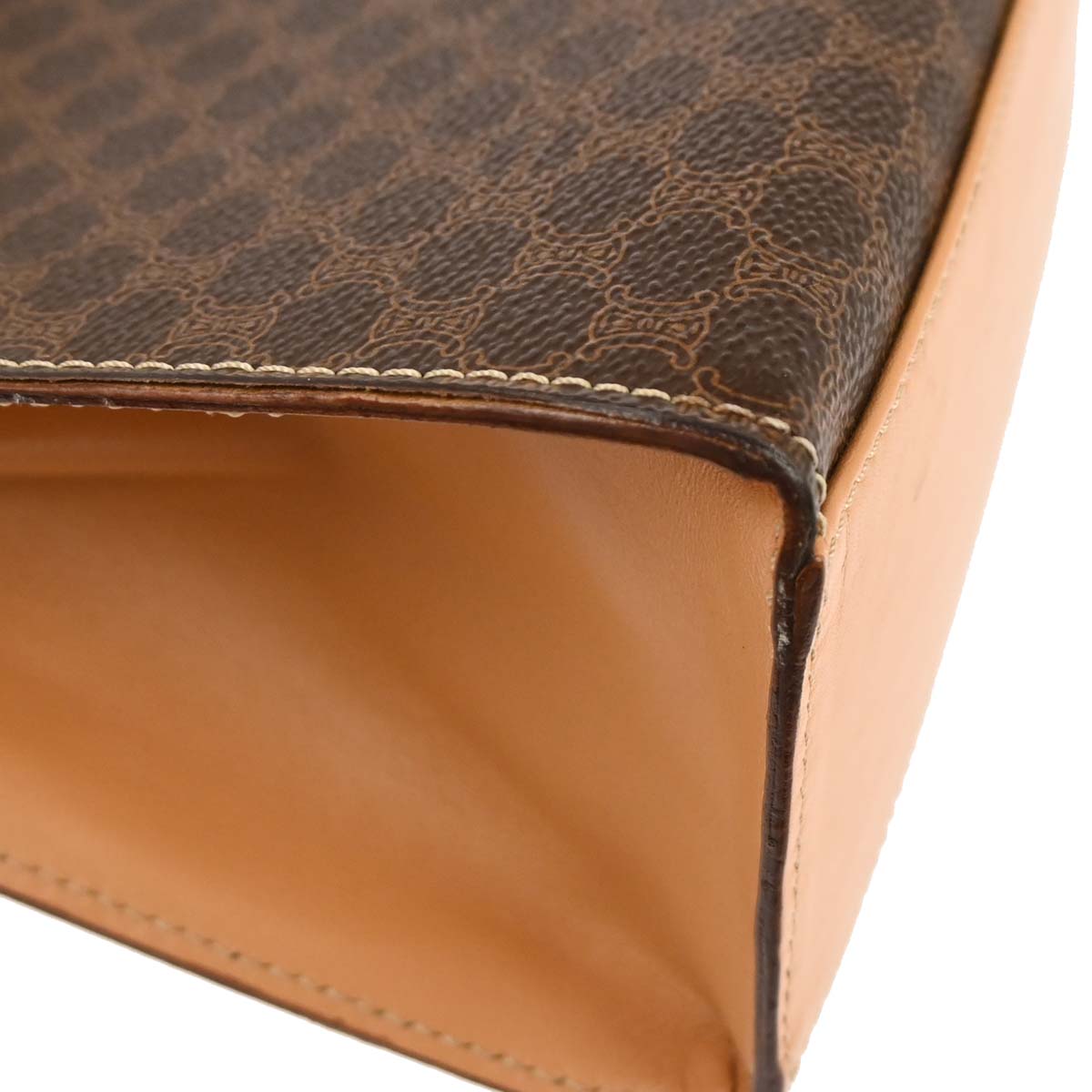 Celine Brown Macadam 2way Handbag