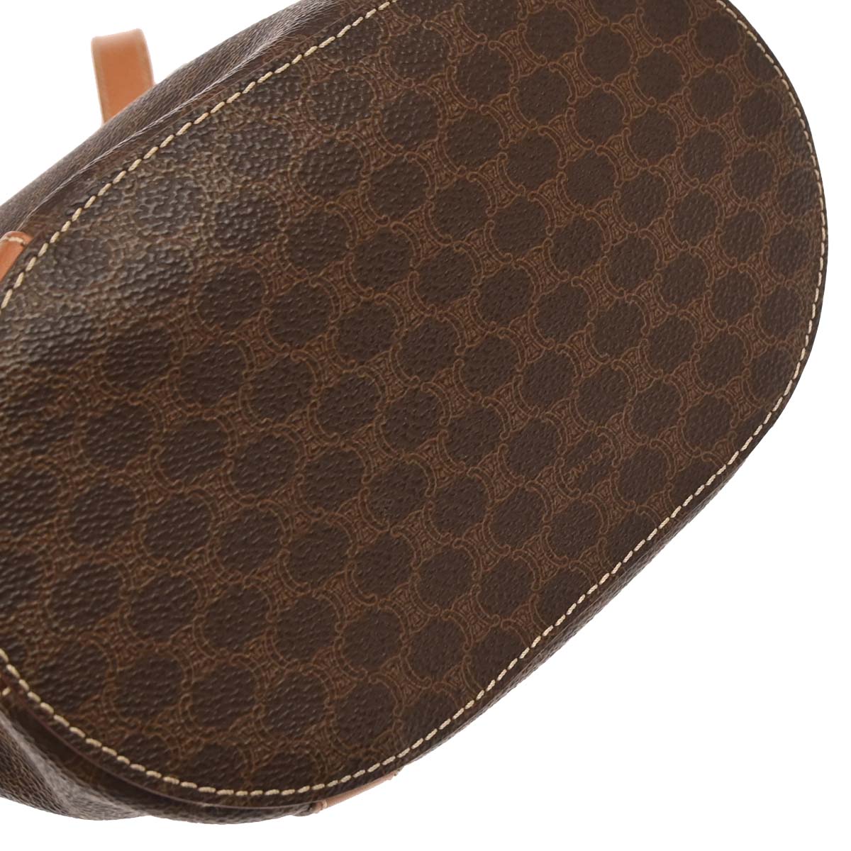 Celine Brown Macadam Shoulder Bag