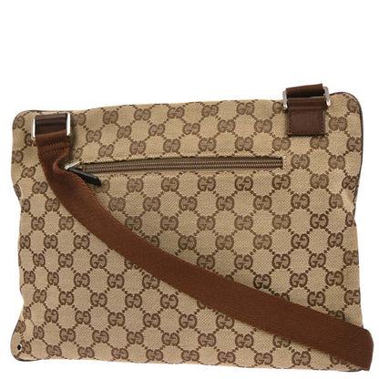 Gucci Beige Brown GG Shoulder Bag