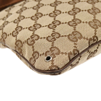 Gucci Beige Brown GG Shoulder Bag