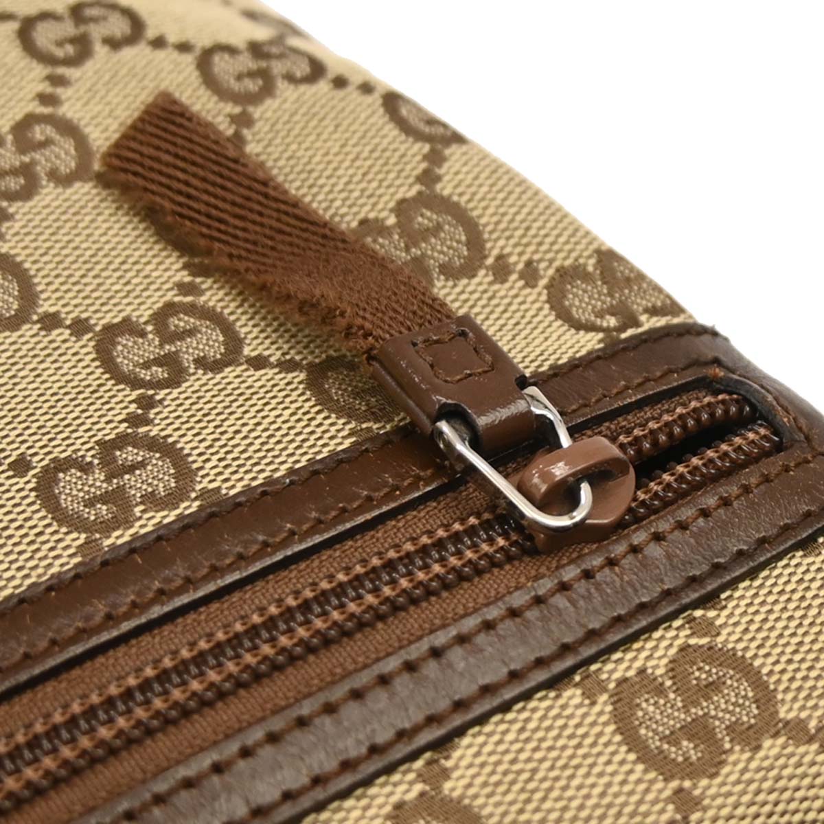 Gucci Beige Brown GG Shoulder Bag