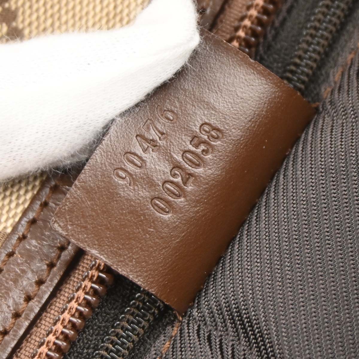 Gucci Beige Brown GG Shoulder Bag