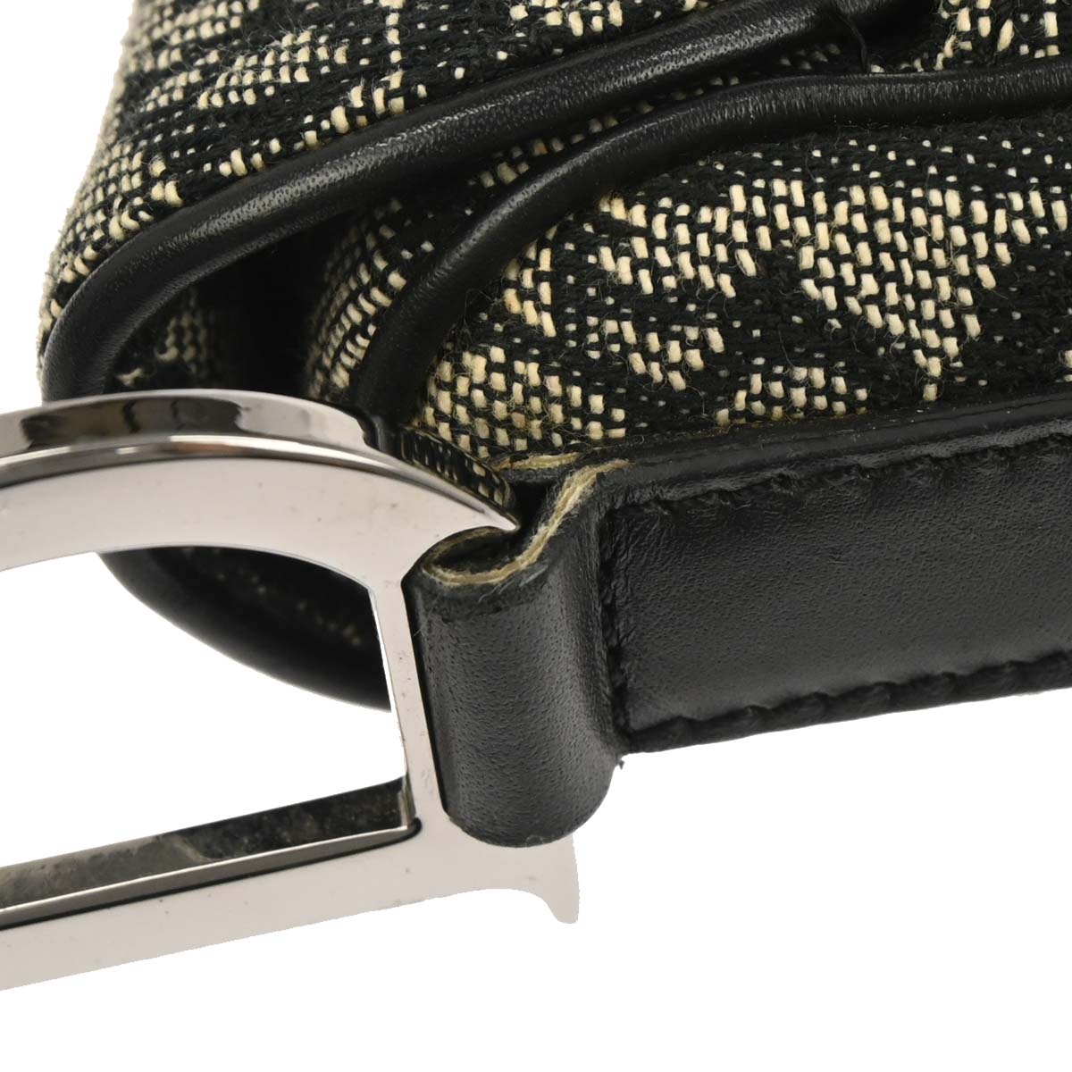 Christian Dior Black Trotter Saddle Handbag