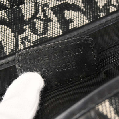 Christian Dior Black Trotter Saddle Handbag