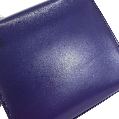 Celine Purple Leather Shoulder Bag
