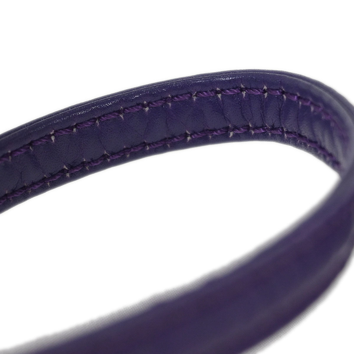 Celine Purple Leather Shoulder Bag