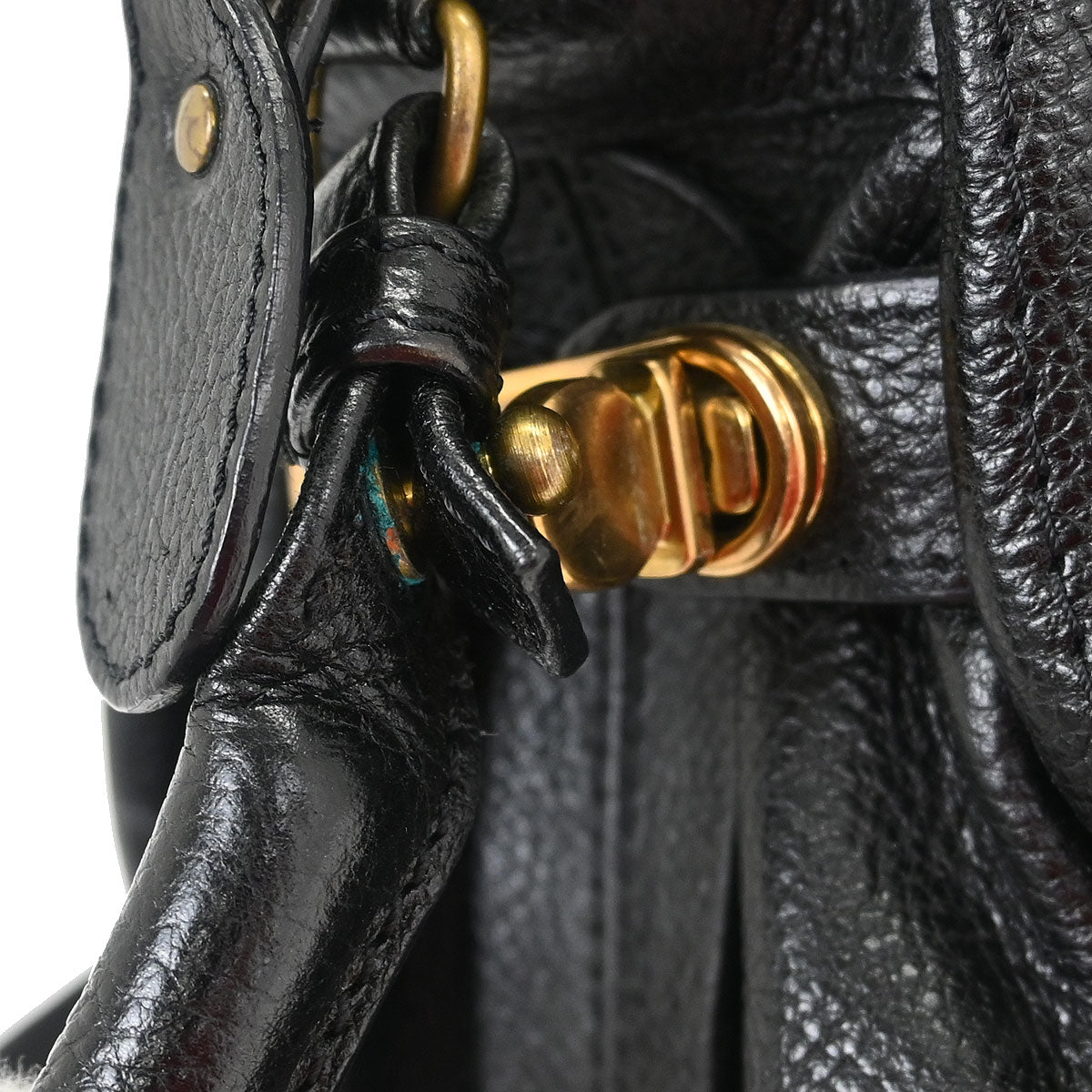 Chloe Black Paraty 2way Shoulder Handbag
