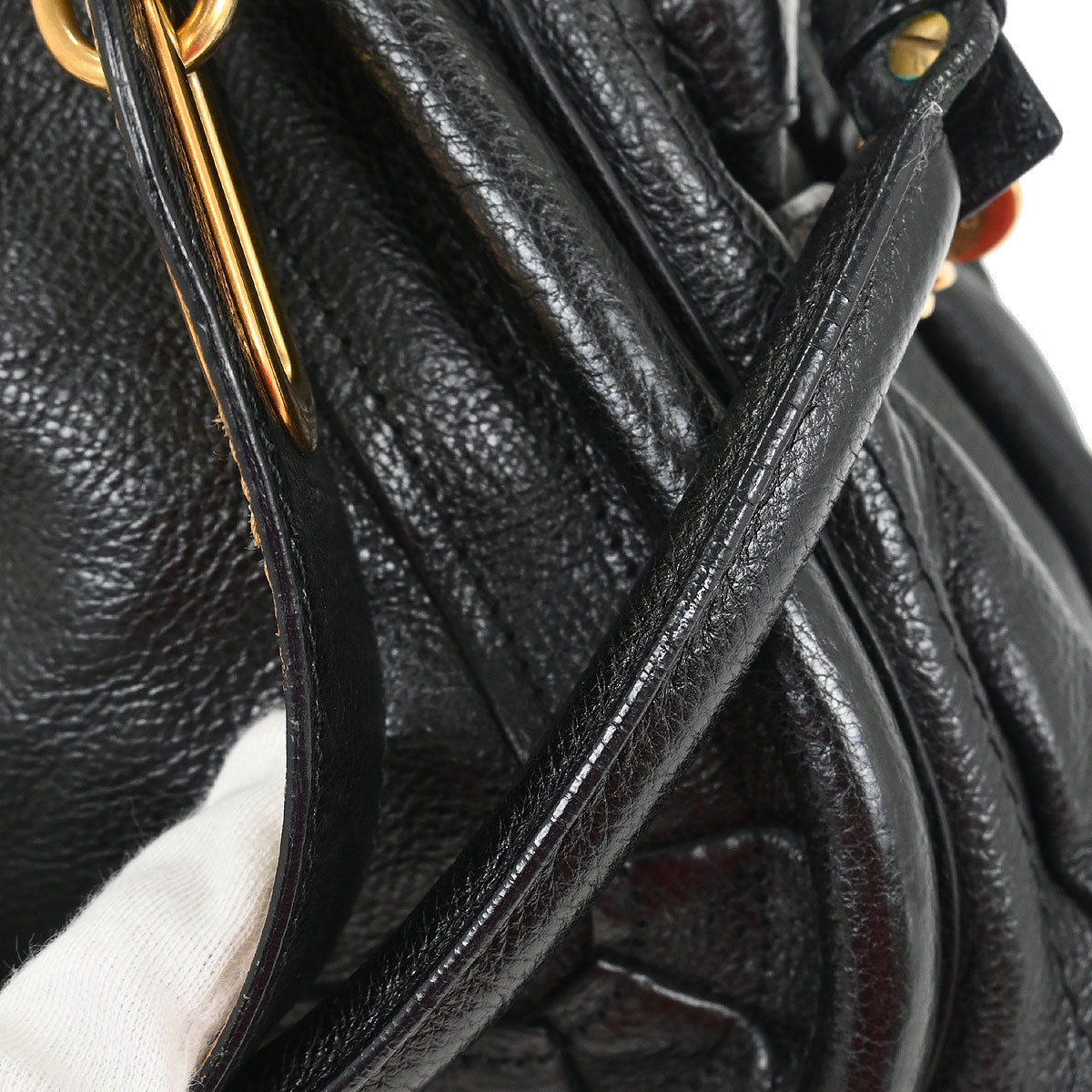 Chloe Black Paraty 2way Shoulder Handbag