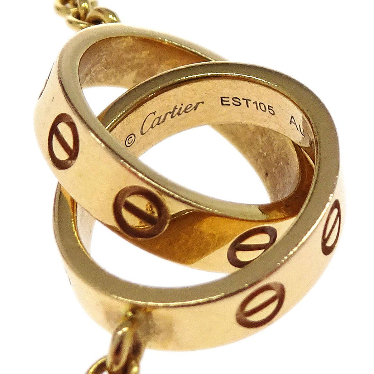 Cartier Baby Love Pendant Necklace Au750